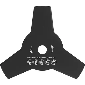 Nůž do křovinořezu TT-BC415/520, 3zubý, 255x1,6mm
