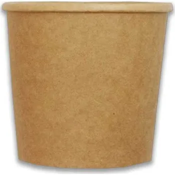 Jednorázové nádobí Kelímek na polévku/salát 770 ml, kraft, 25 ks