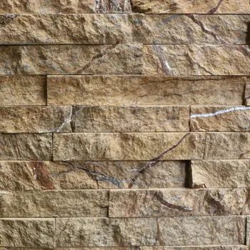 Přírodní obklad pískovec FOREST GOLD BROKEN Z SHAPE 15 x 60 cm