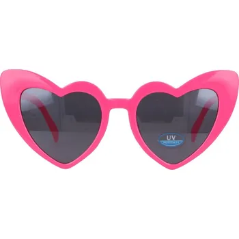 Sluneční brýle Tmavě růžové dámské srdíčkové brýle "Heart"