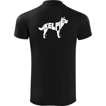 Pánská košile Australská kelpie - Polokošile Victory sportovní (dresovina) - XL ( Černá )