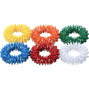 Prstýnek akupresurní Su-Jok, různé barvy, 27 mm Žlutá