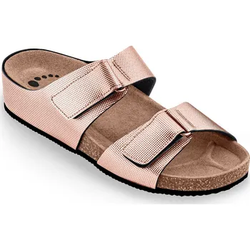 Dámská zdravotní obuv Pantofle korkové FORcare 305064 bronzová 39