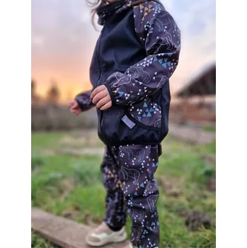 Yháček Softshellové kalhoty Yháček, letní, Origami medvěd Velikost: 80