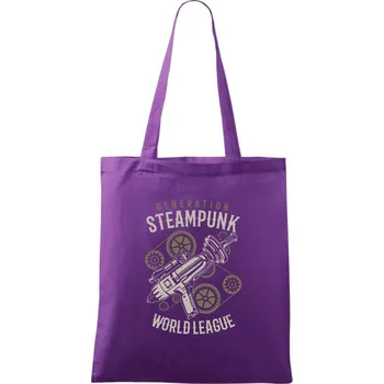 Generation Steampunk - Taška bavlněná - 42 x 38 cm ( Fialová )