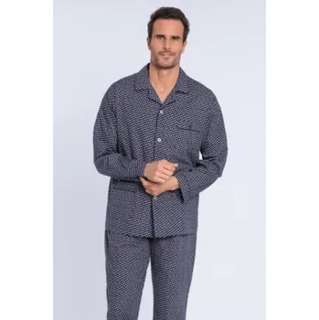 Pánské pyžamo Soft Cotton GUASCH Pánské pyžamo DIEGO XL Tmavě modrá GUASCH Pánské pyžamo DIEGO XL Tmavě modrá - 8431204631912