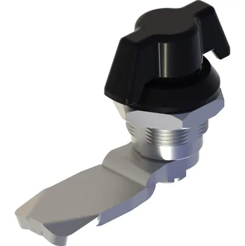 Zámek na kolo Zámek čtvrtotáčkový, černěný, křídlový úchop 50.0