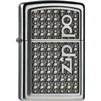Zapalovač 20393 Logo with Skulls
