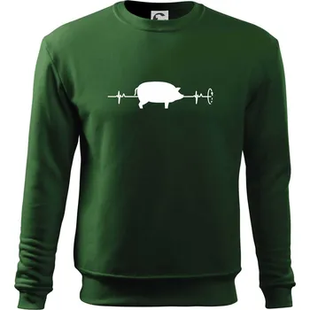 EKG gril - Mikina Essential dětská - 158 cm/12 let ( Lahvově zelená )