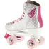 Kolečkové brusle Nils Extreme Quad NQ14198 stříbrné/růžové, 41