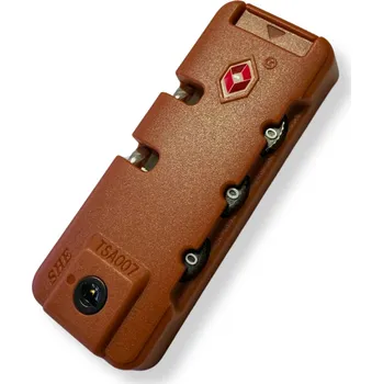 Visací zámek BERTOO Zámek TSA hnědý