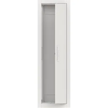 Rozvaděč rozvodnice CU17 NEVYBAVENÁ zapuštěná oceloplechová s dvířky; sloupců: 1 (1křídlé dveře); 7 řadá (84 modulů); RAL 9016 bílá; IP30/IK09