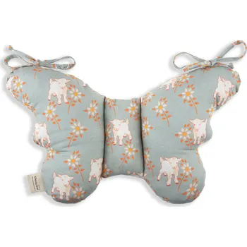 Polštář Sleepee Stabilizační polštářek Butterfly pillow Vintage Animals Sky Blue