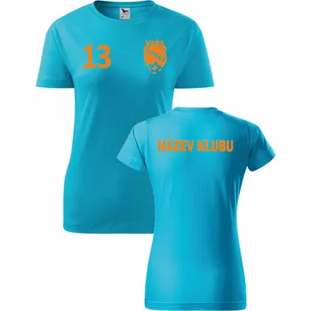 ON-DESIGN Dámská klubová trička Velikost: XS, Barva: tyrkysová