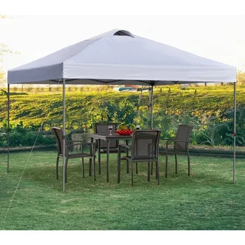 Zahradní stan Skládací zahradní altán 2,95 x 2,95 x 2,64 m | bílý