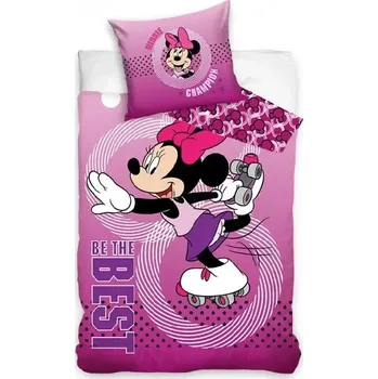 Povlečení DĚTSKÉ POVLEČENÍ MINNIE NA BRUSLÍCH