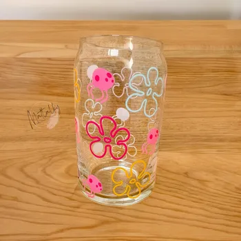 Sklenice Sklenička květiny s medúzou