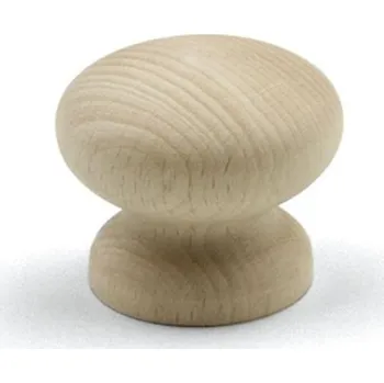 TS Úchytka knopka 52 buk nelakovaný