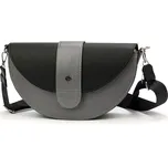 Velká antracitově-černá kabelka Gregorio 33 x 18,5 cm