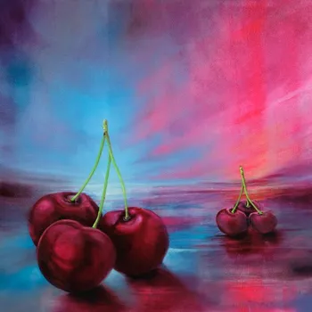 Plakát Plakát, Obraz - Cherries, Annette Schmucker