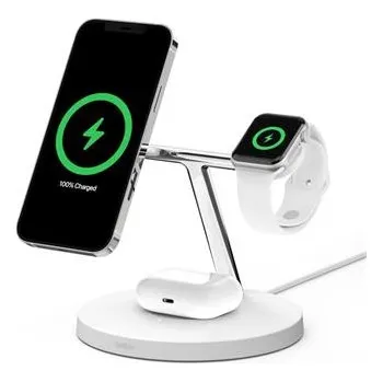 BELKIN BOOSTCHARGE PRO MagSafe 3v1 Qi, bílý - WIZ017vfWH
