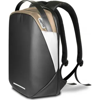 Městský batoh Batoh s barevnými pruhy City Life černá