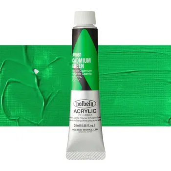 Vodová barva Akrylová barva Holbein Heavy Body - Cadmium Green Balení: 20 ml