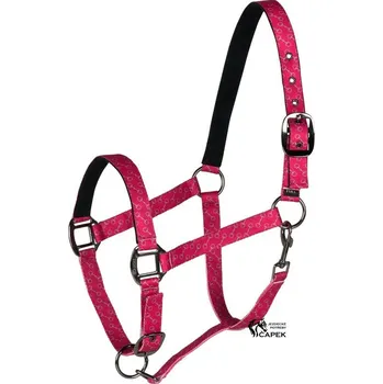 Ohlávka Horze -CLAREMONT- - Růžová - Full