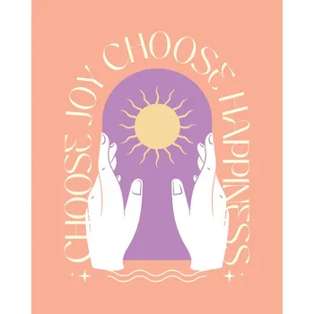 Plakát Plakát, Obraz - Choose Joy Choose Happiness, Beth Cai