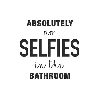 Plakát Plakát, Obraz - Absolutely no selfies, Finlay & Noa