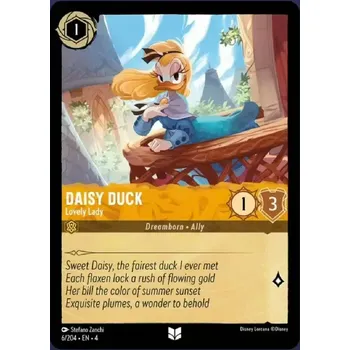 Sběratelská karetní hra URS 006/204 Daisy Duck - Lovely Lady Verze: NORMAL, Stav Produktu: Near Mint