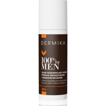 Pleťový krém Dermika 100% for Men regenerační krém proti vráskám pro muže 60+ 50 ml