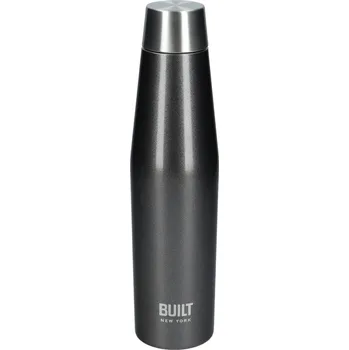Láhev Dvouplášťová láhev Built šedá šedá