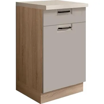 Kuchyňská skříňka Kuchyňská Skříňka Favorit 3D Sonoma/Latte