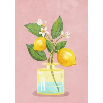 Plakát Plakát, Obraz - Lemon Bunch In Vase, Raissa Oltmanns