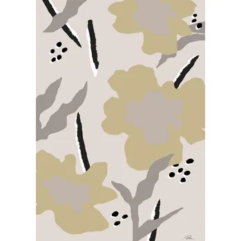Plakát Plakát, Obraz - Beige Flowers, Studio Collection