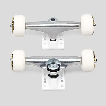 Skateboardový truck Skate trucky TENSOR raw/wht + ložiska + kolečka Blind 52mm