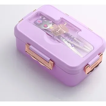 Svačinový box Svačinový box pro děti | krabička na oběd | jídlonosič - NACHOVÝ