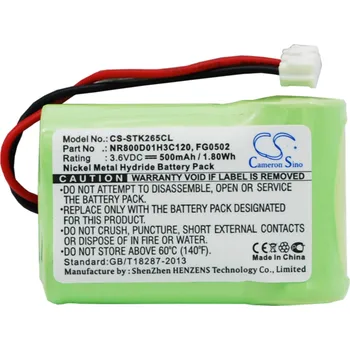 Baterie pro mobilní telefon Baterie Cameron Sino CS-STK265CL pro France Telecom Amarys 465 - neoriginální