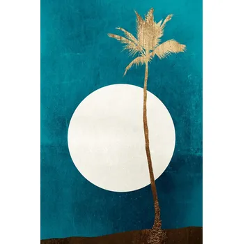 Plakát Plakát, Obraz - Carribean Dreams GOLD, Kubistika