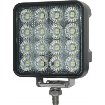 Přídavný světlomet Svítilna pracovní LED 105x105mm, 10-32V, 64x1W OSRAM LED, 4105 Lm, R10