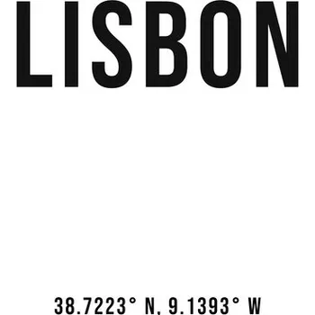 Plakát Plakát, Obraz - Lisbon simplecoordinates, Finlay & Noa
