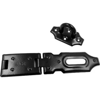 TS Petlice kloubová s očkem 280/10 lakovaná, černá