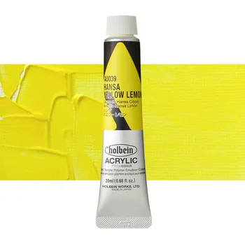 Vodová barva Akrylová barva Holbein Heavy Body - Hansa Yellow Lemon Balení: 20 ml
