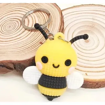 Přívěsek na klíče včelička