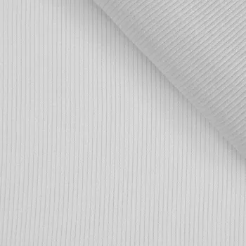 Konfekční žebrovaný úplet nový OSKAR bílý № 1