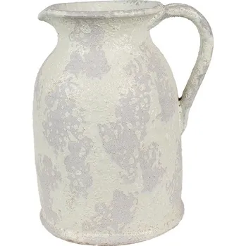 Dekorativní béžový antik terakotový džbán Teracci L - 20*16*24 cm