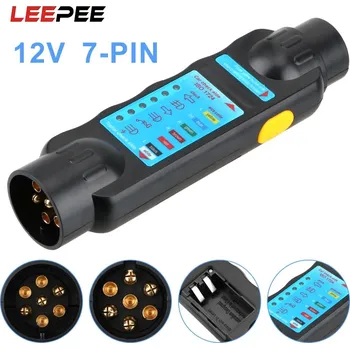 Elektrická zásuvka Testovač zásuvky přívěsu s diagnostickou funkcí 12v