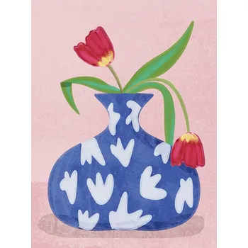 Plakát Plakát, Obraz - Tulpe in vase, Raissa Oltmanns