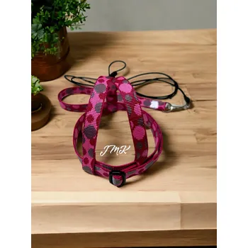 Postroj pro psa JMK Postroj pro papoušky L,XL (Potisk) Novinka - Barva: Červená, Velikost: XL